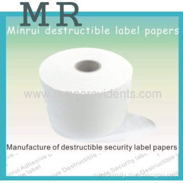 Ultra Destructible Vinyl Adhesive Label Paper 